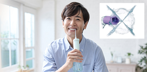 電動デンタルフロスとかんたん歯間ケア