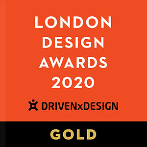 drivenxdesign賞プログラムのロゴ、London Design Awards 2020