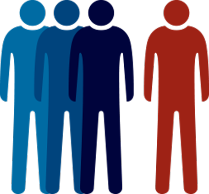 4 名のうち 1 名のアイコン