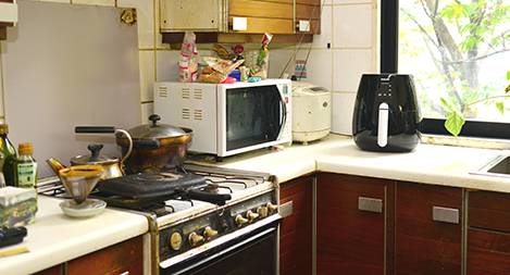 ノンフライヤーの置き場所